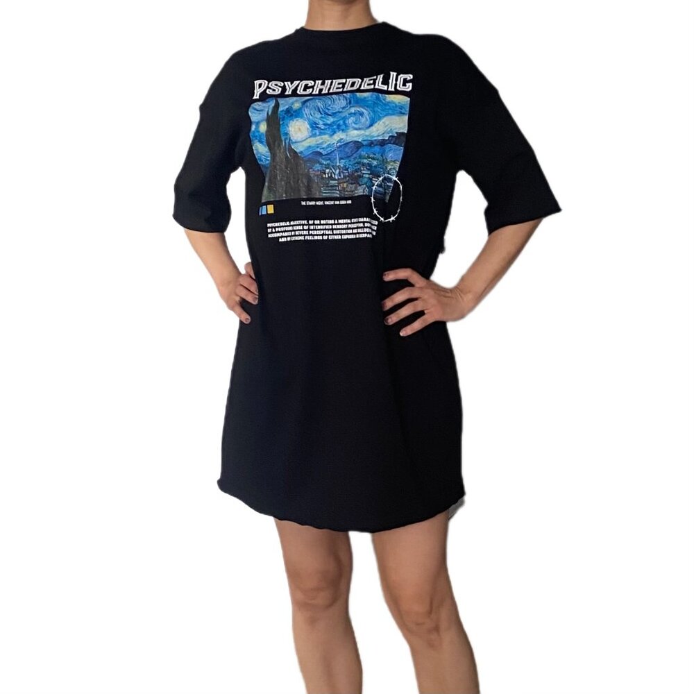 ASOS T-shirt dress size 4 100% soft cotton.